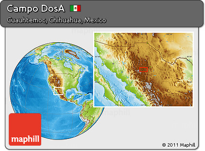 Physical Location Map of Campo DosA