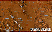 Physical Map of the area around 28° 18' 5" N, 107° 1' 30" W