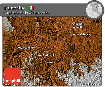 Physical 3D Map of Tomochic