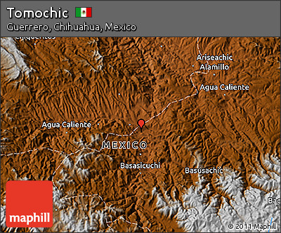 Physical 3D Map of Tomochic