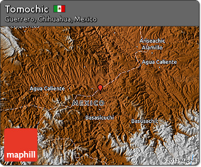 Physical 3D Map of Tomochic