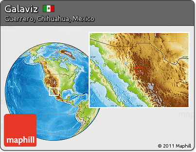Physical Location Map of Galaviz