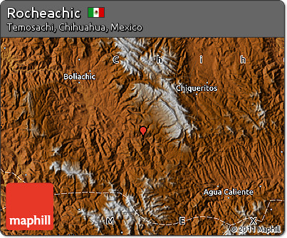 Physical Map of Rocheachic
