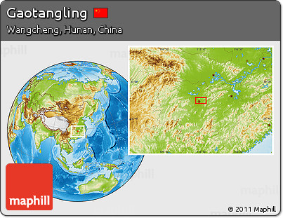 Physical Location Map of Gaotangling
