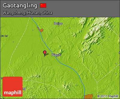 Physical Map of Gaotangling