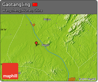 Physical Map of Gaotangling