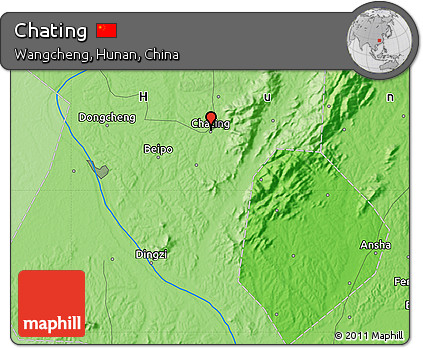 Political Map of Chating