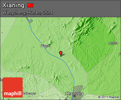 Political Map of Xianing
