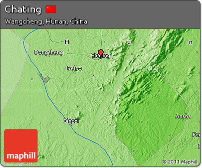 Political Map of Chating