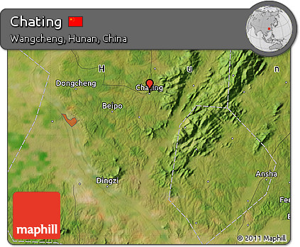 Satellite Map of Chating