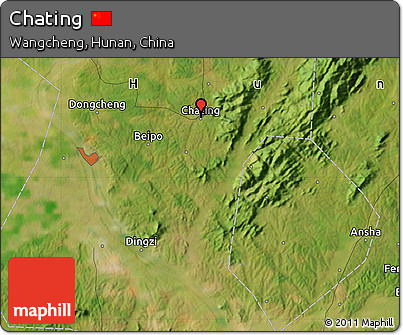 Satellite Map of Chating