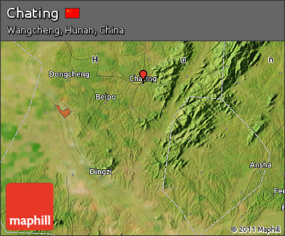 Satellite Map of Chating
