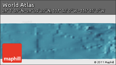 Satellite Panoramic Map of the Area around 28° 18' 5" N, 117° 13' 29" W