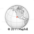 Outline Map of the Area around 28° 18' 5" N, 118° 55' 30" W, rectangular outline
