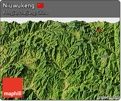 Satellite 3D Map of Niuwukeng