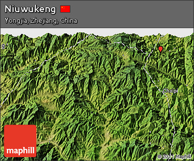 Satellite 3D Map of Niuwukeng