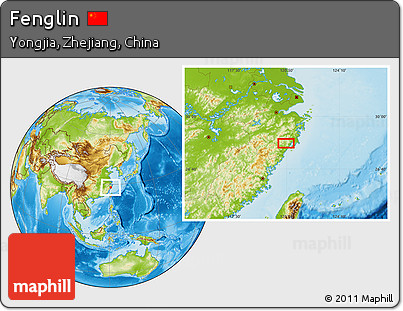 Physical Location Map of Fenglin