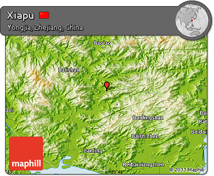 Physical Map of Xiapu