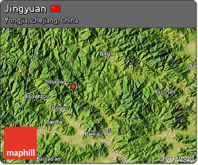 Satellite Map of Jingyuan