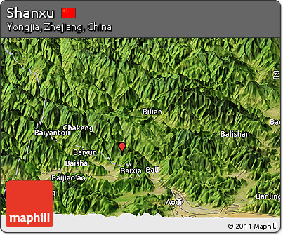 Satellite Panoramic Map of Shanxu