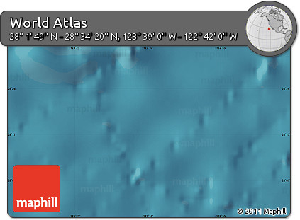 Satellite Map of the Area around 28° 18' 5" N, 123° 10' 30" W