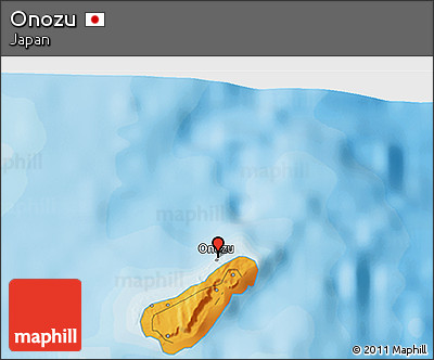 Political 3D Map of Onozu