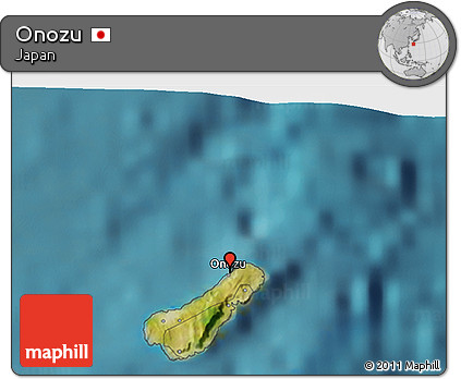Satellite 3D Map of Onozu