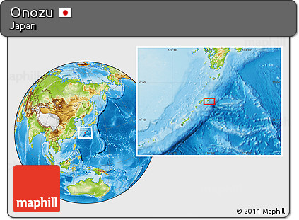 Physical Location Map of Onozu