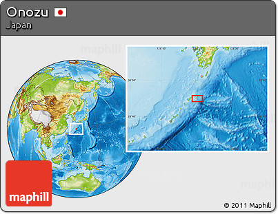 Physical Location Map of Onozu