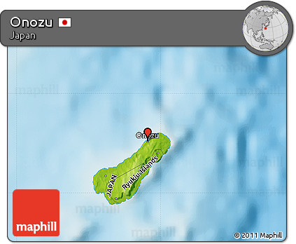 Physical Map of Onozu
