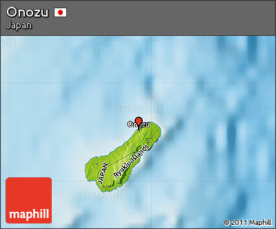 Physical Map of Onozu