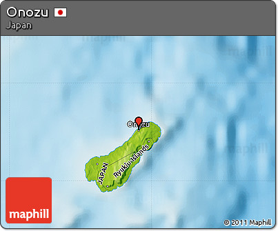 Physical Map of Onozu
