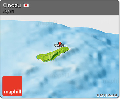 Physical Panoramic Map of Onozu