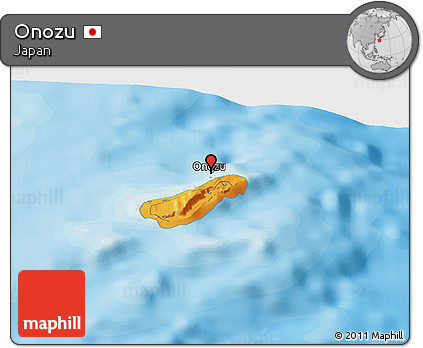 Political Panoramic Map of Onozu