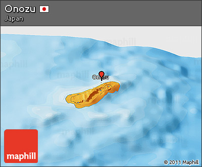 Political Panoramic Map of Onozu