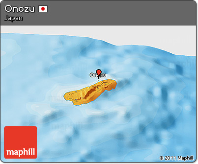 Political Panoramic Map of Onozu