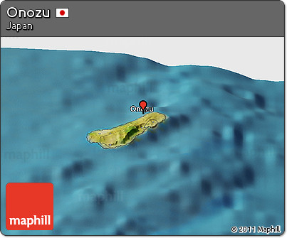 Satellite Panoramic Map of Onozu
