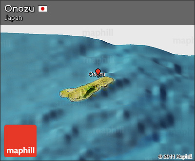Satellite Panoramic Map of Onozu