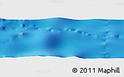 Shaded Relief Panoramic Map of the area around 28° 18' 5" N, 134° 13' 29" W
