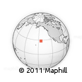 Outline Map of the Area around 28° 18' 5" N, 144° 25' 30" W, rectangular outline