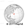 Outline Map of the Area around 28° 18' 5" N, 145° 25' 30" E, rectangular outline