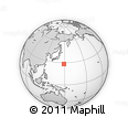 Outline Map of the Area around 28° 18' 5" N, 148° 49' 29" E, rectangular outline