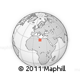 Outline Map of the Area around 28° 18' 5" N, 15° 22' 30" E, rectangular outline