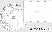 Blank Location Map of the area around 28° 18' 5" N, 164° 7' 30" E