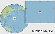 Savanna Style Location Map of the area around 28° 18' 5" N, 164° 58' 29" E