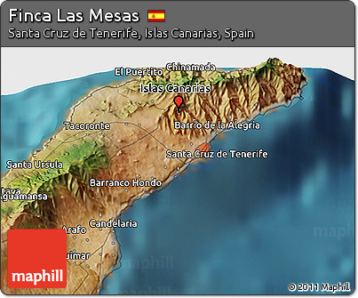 Satellite 3D Map of Finca Las Mesas