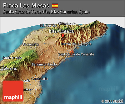 Satellite 3D Map of Finca Las Mesas