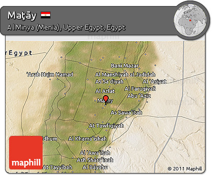 Satellite 3D Map of Maţāy