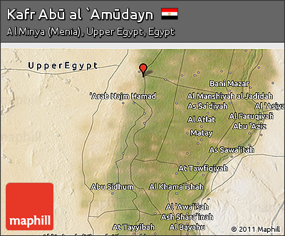 Satellite 3D Map of Kafr Abū Al `Amūdayn