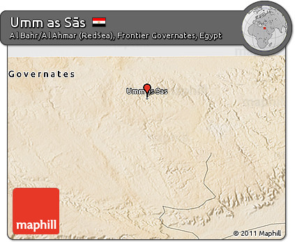 Satellite 3D Map of Umm As Sās